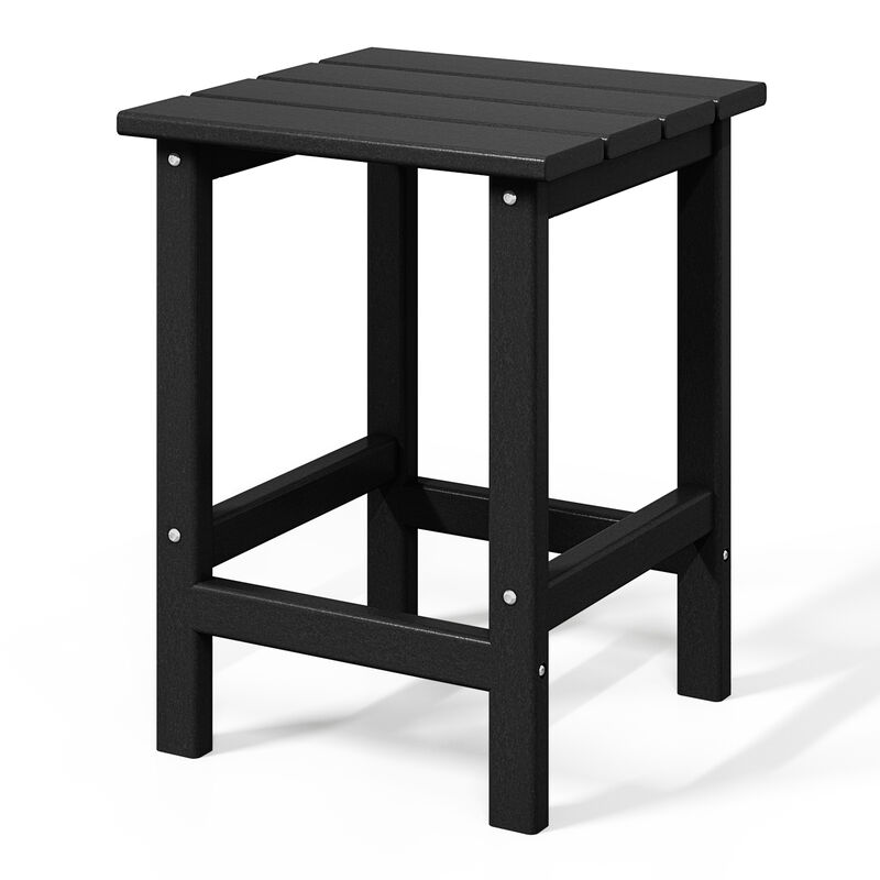 WestinTrends 14" square outdoor Side table for Adirondack chair