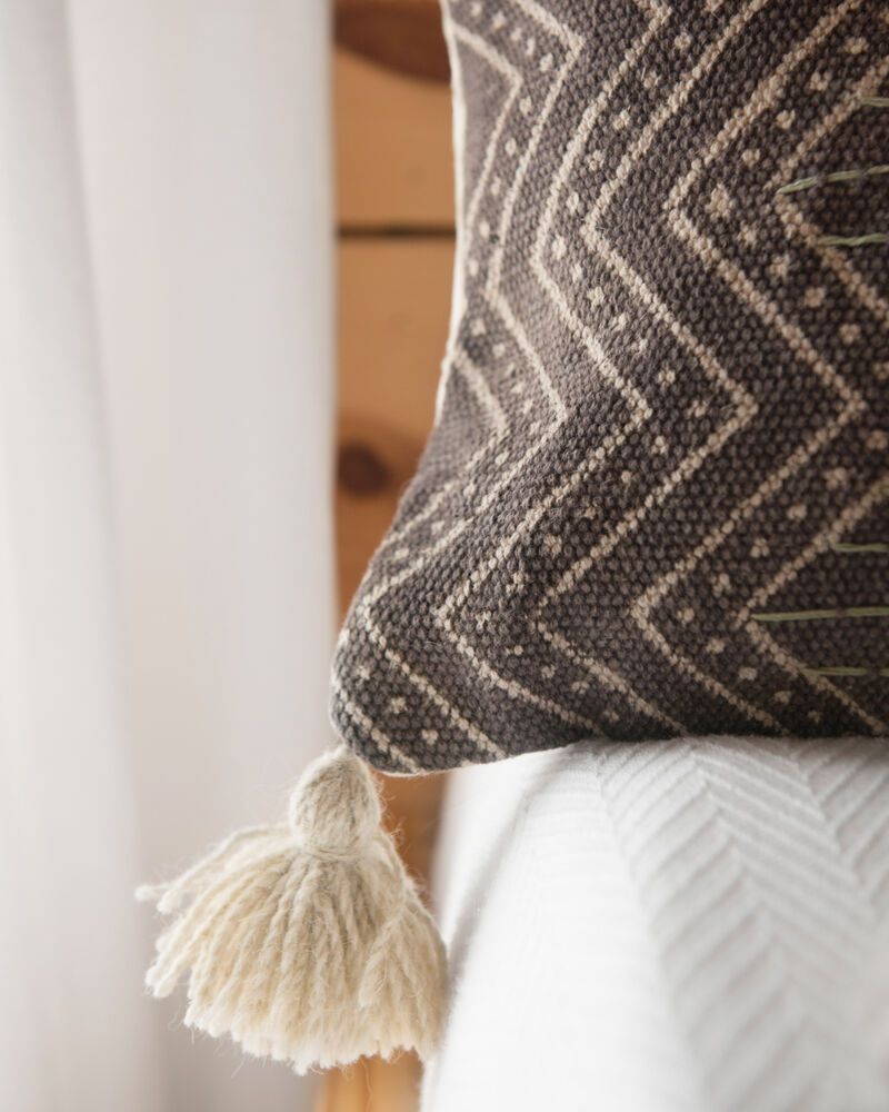 P0607 Grey/Multi 13"x35" Poly Pillow