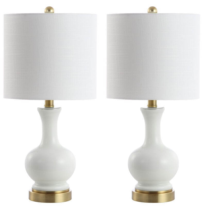 Cox Glassmetal LED Table Lamp (Set of 2)