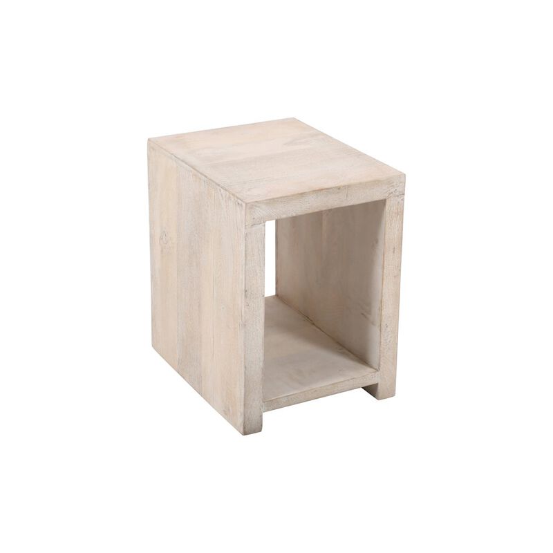 Mir 3-Piece Coffee and End Table Set in Brushed White