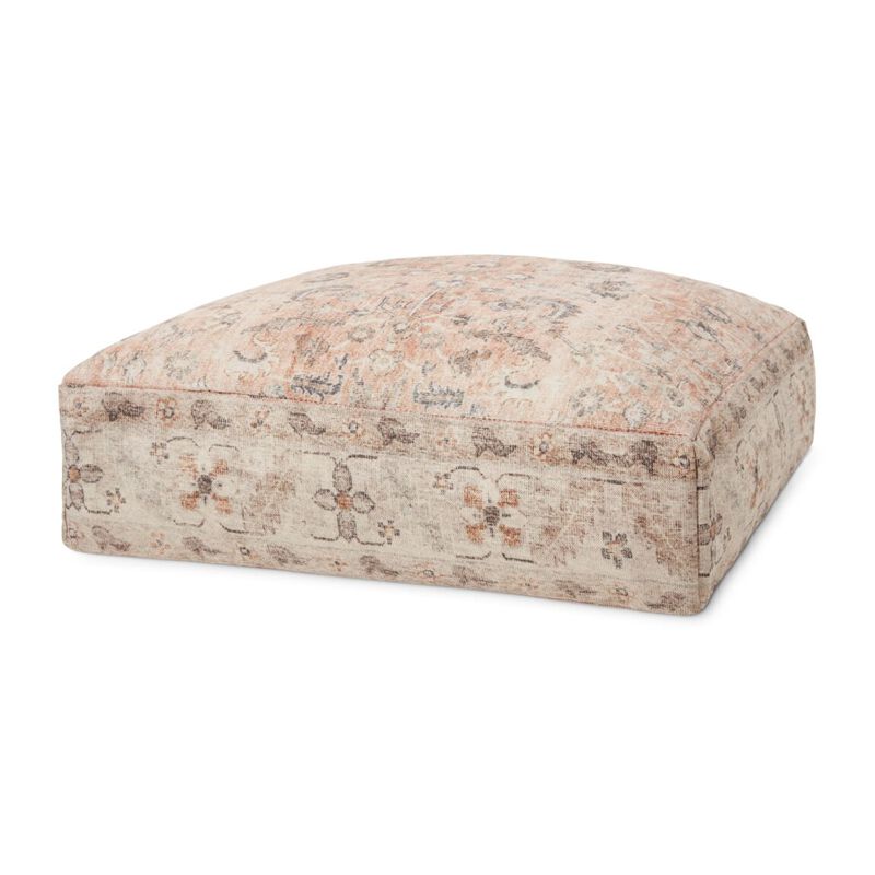 Poufs LPF0020 Blush / Multi 24"W x 24"D x 8"H