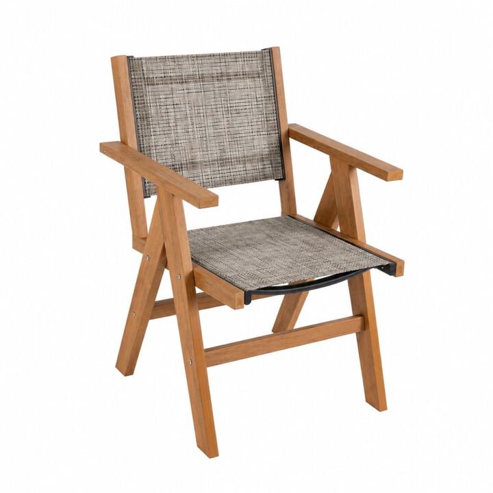WOW PIONEER 2 Piece Weather-Resistant Outdoor Dining Chairs