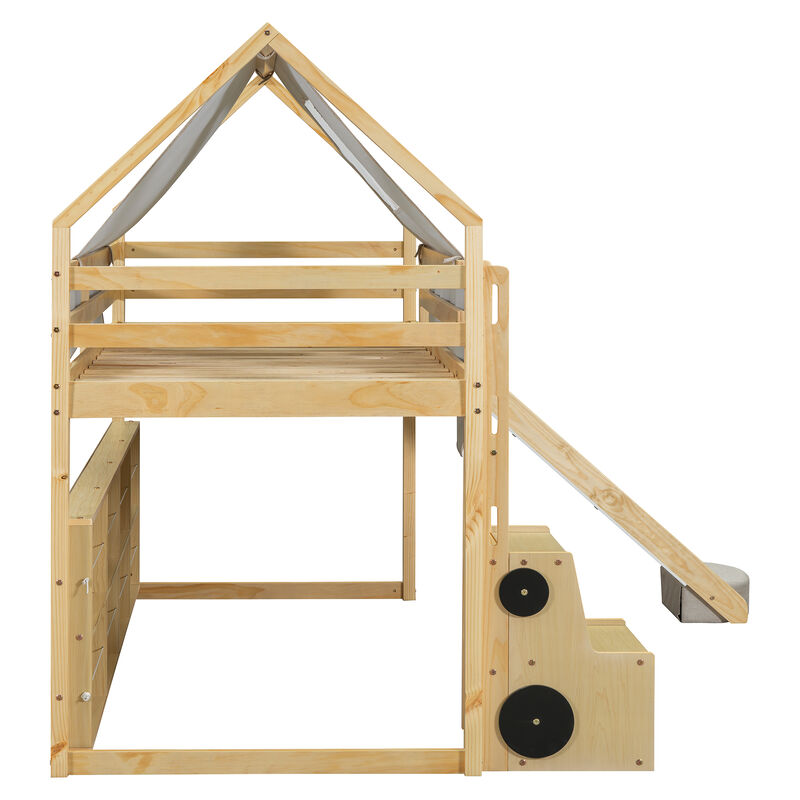 Wadnek Loft Bed House-shaped Frame image number 5