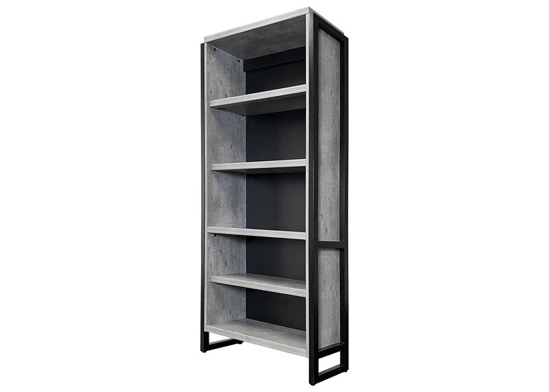 Mason 78" Open Bookcase in Grey