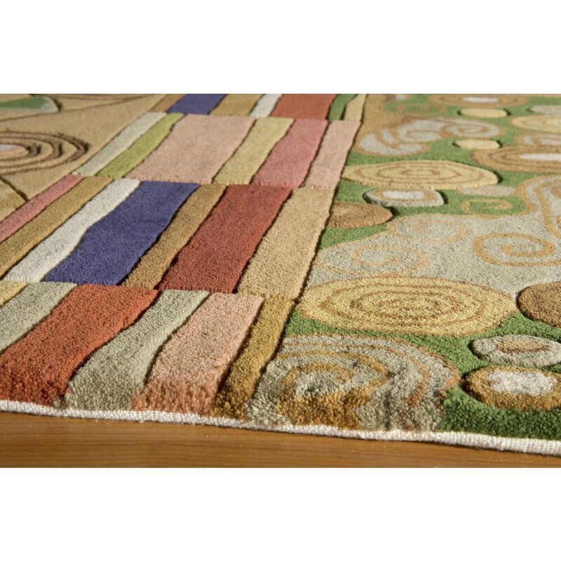 Momeni Contemporary Rectangle Area Rug, Multi, 3'6 X 5'6