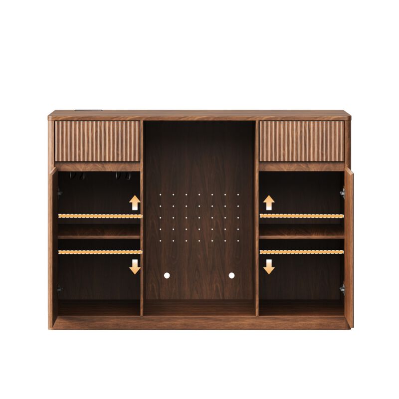 Mubgag Wood Wine Storage Cabinet image number 8