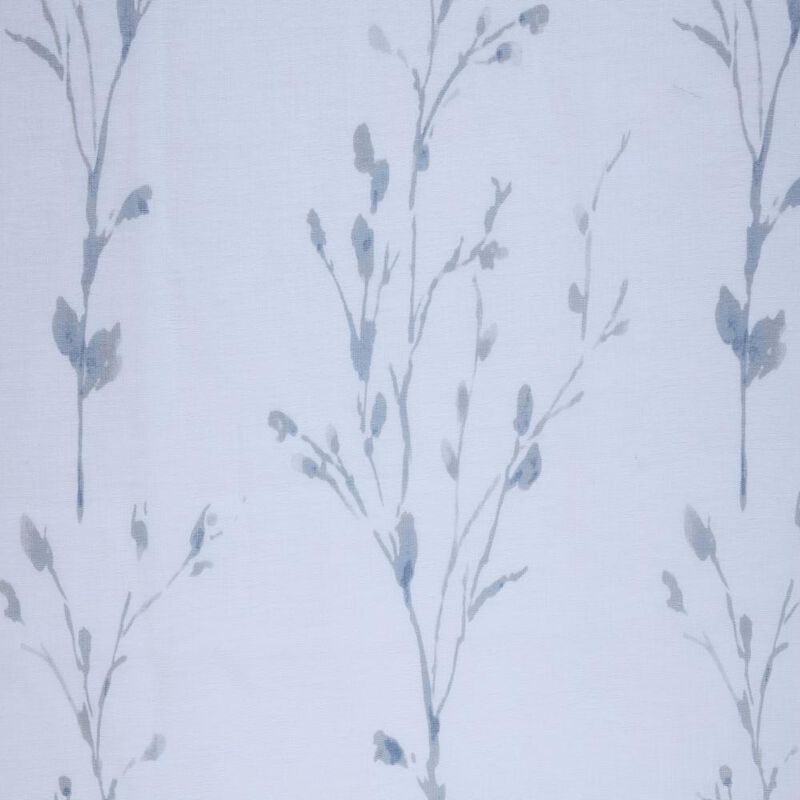 Commonwealth Primavera Style Panel Printed Floral Curtain, White