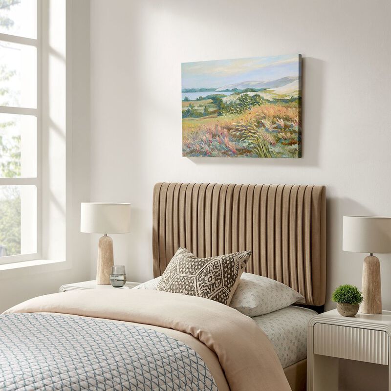 Eloise Stain-Resistant Performance Velvet Twin Headboard image number 6