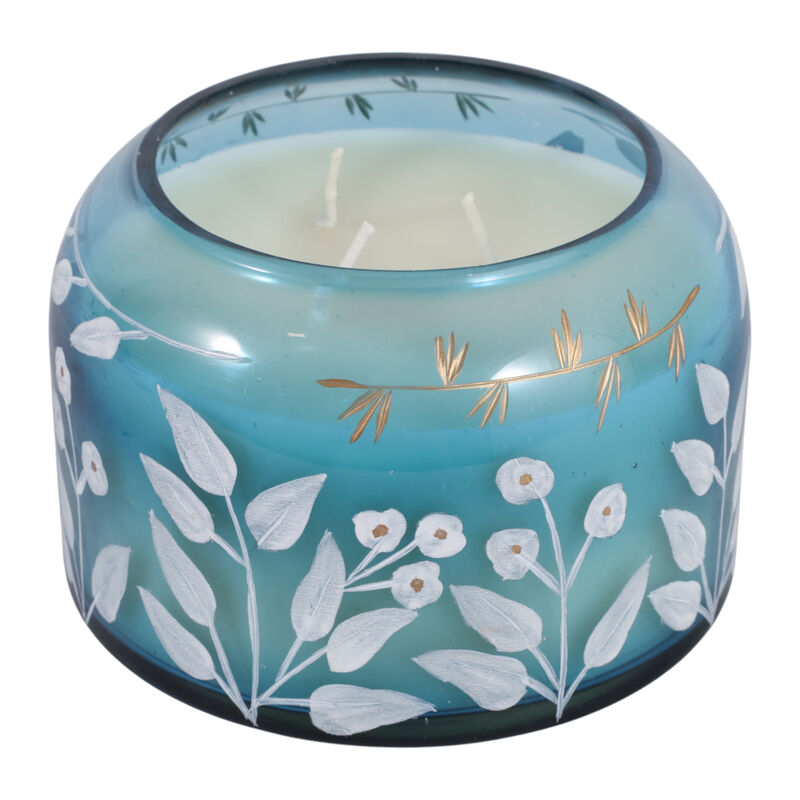 Jasmine Floral Pattern Candle image number 4