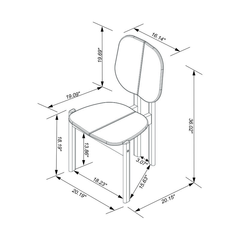 Gales White 7-Piece Dining Set