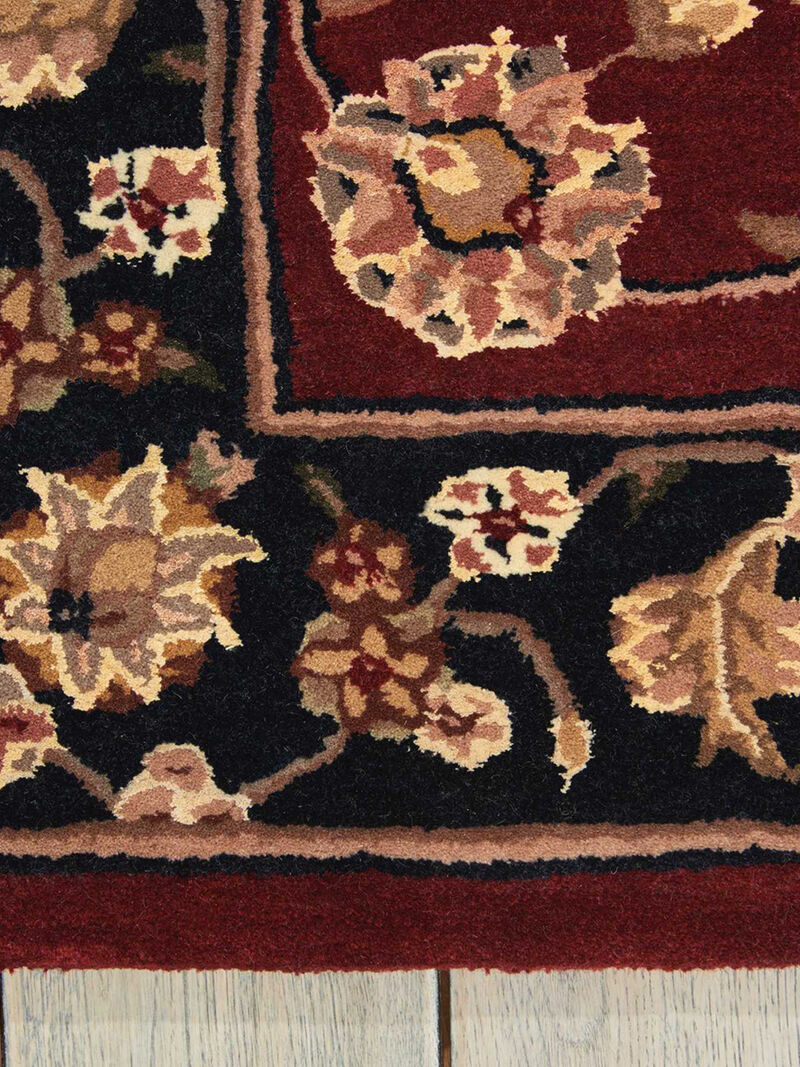Nourison 2000 2002 Burgundy 2'6" x 12' Rug image number 1