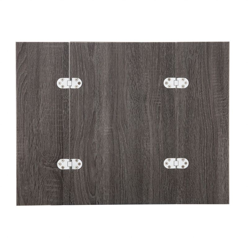 Expandable Rectangular End Table with Adjustable Surface, Ideal for Small Spaces