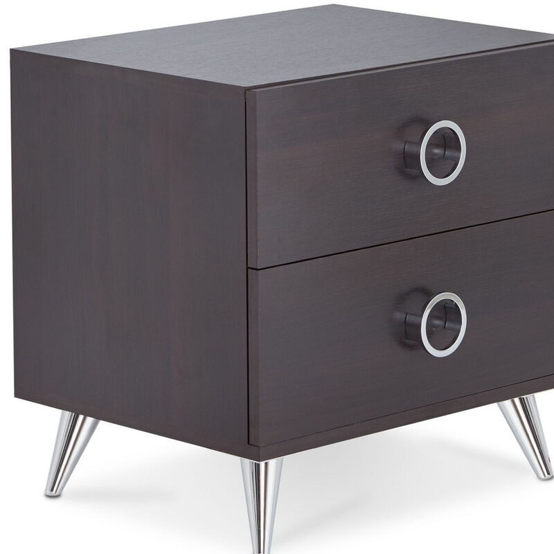 Accent Table with 2 Storage Drawers &ndash; Ideal for Living Room or Bedroom