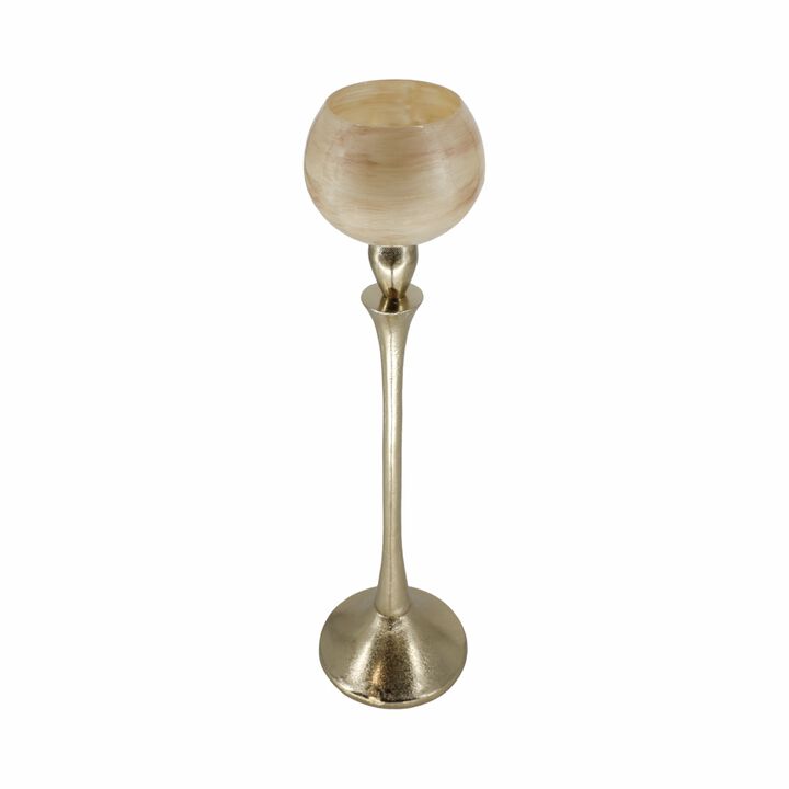 Glass 20" Goblet Votive Holder