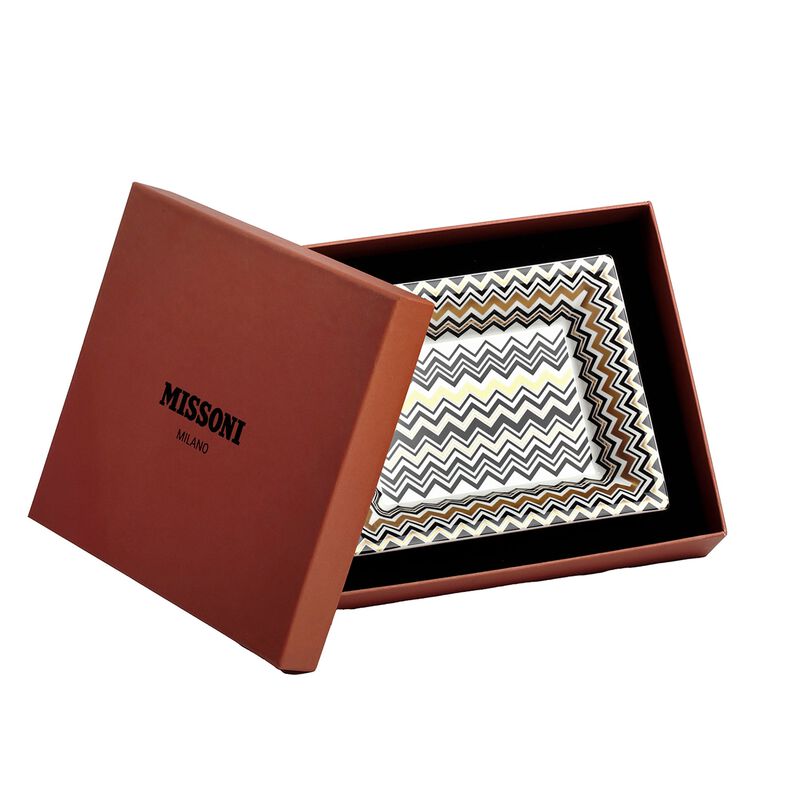 Tray ZIG ZAG GOLD, 8.43" &times; 6.77" image number 0