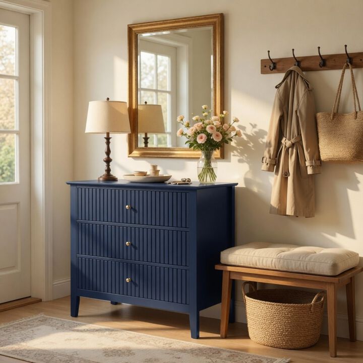 Bekkig Modern 3-Drawer Dresser