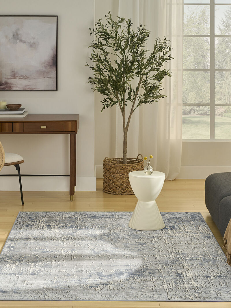 Quarry QUA17 Dark Gray 5'3" x 7'3" Rug image number 1