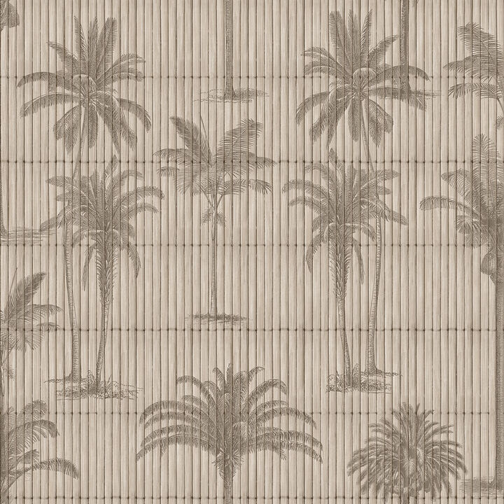 Vintage Palm Grove Wallpaper