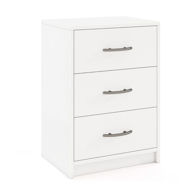 Hivvago 3 Drawer Nightstand with Storage for Living Room