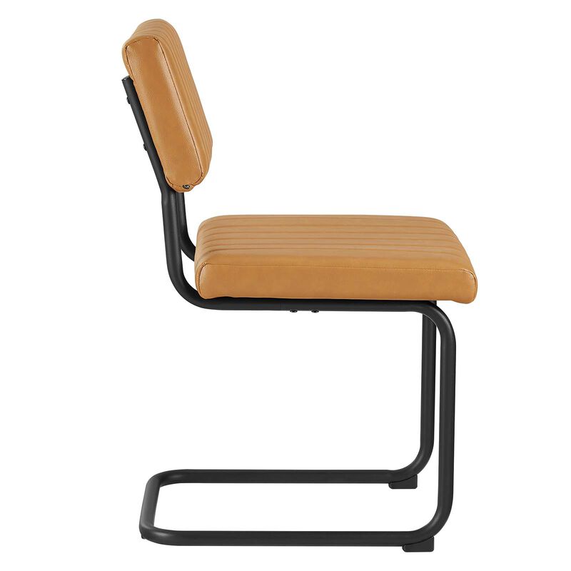 Parity Vegan Leather Dining Side Chairs - Set of 2 image number 1