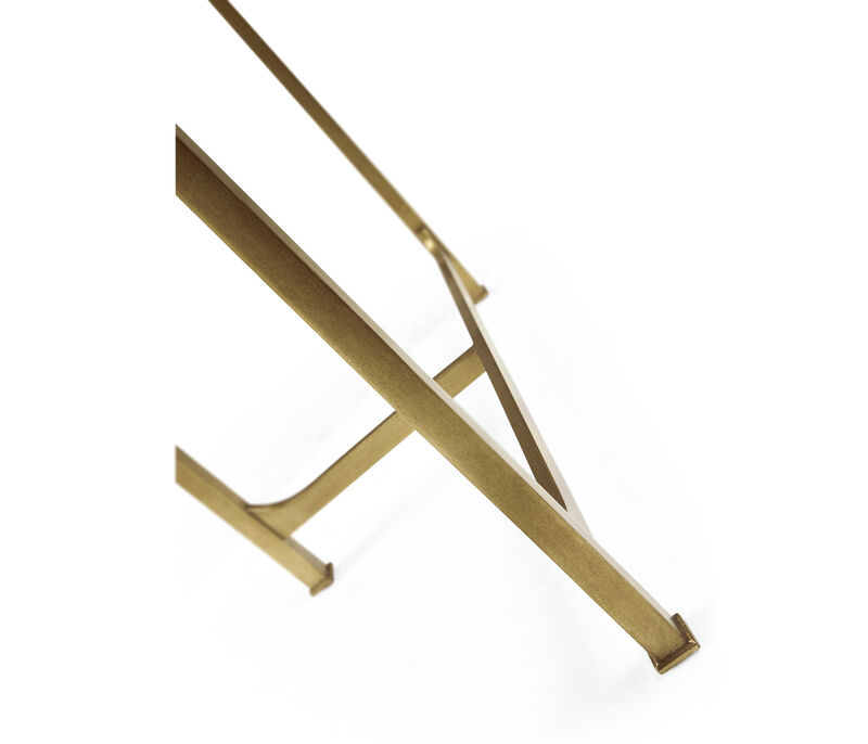 Luxe Large Half Moon Console Table