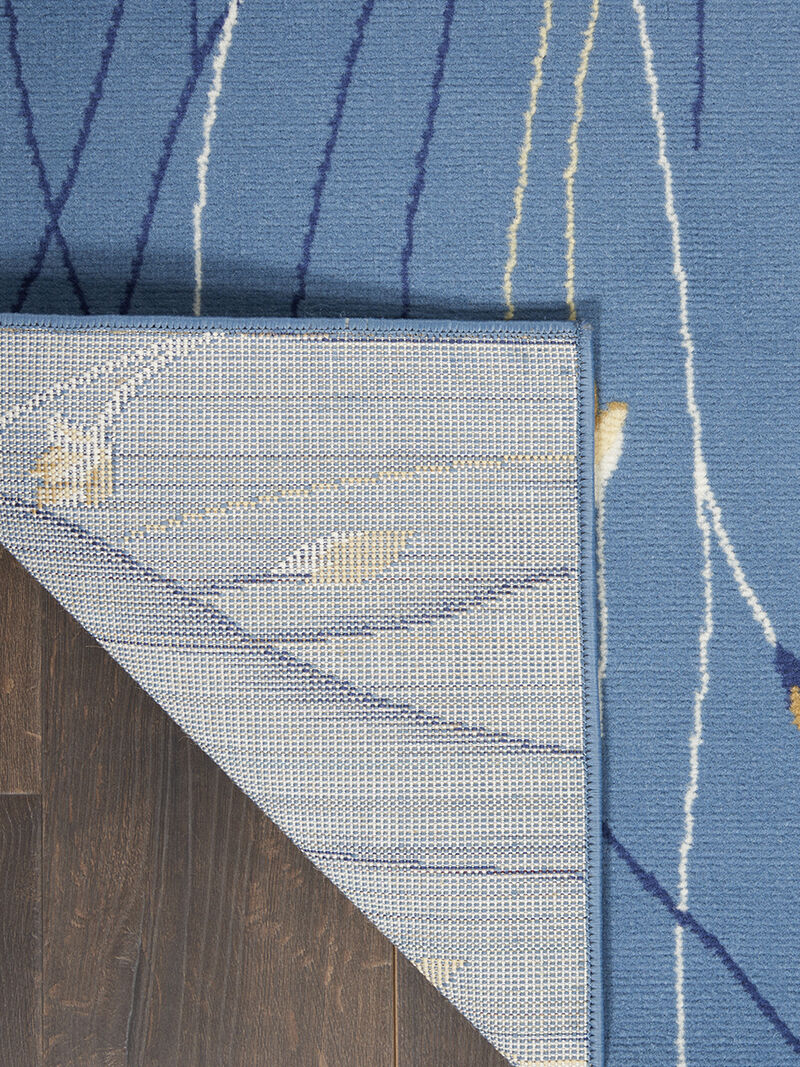 Grafix GRF15 Light Blue 5'3" x 7'3" Rug