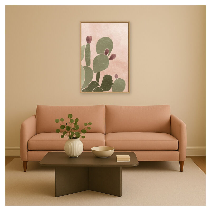 Desert Cactus II by Yuyu Pont Framed Canvas Wall Art image number 4