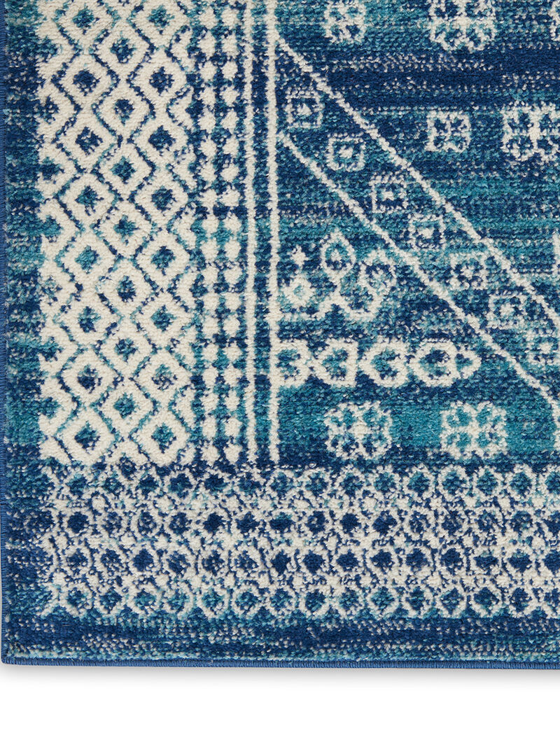 Passion PSN27 Navy/Blue 2'2" x 7'6" Rug image number 3