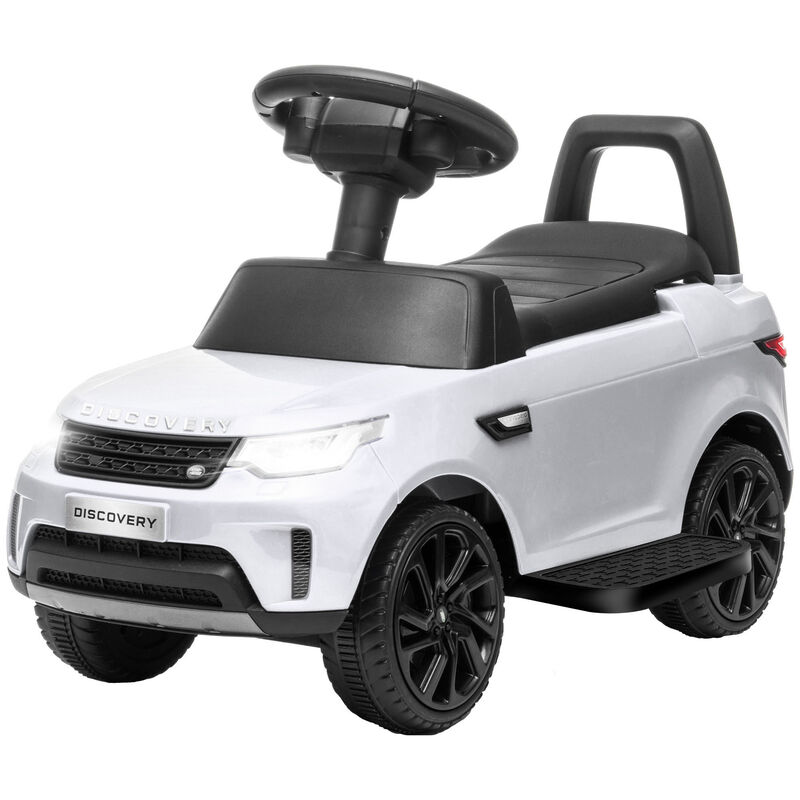BreeBe 2 in 1 Land Rover Licensed 6V Ride on Car Sliding Car Battery Powered Electric Car w/ Headlights Music Horn image number 0