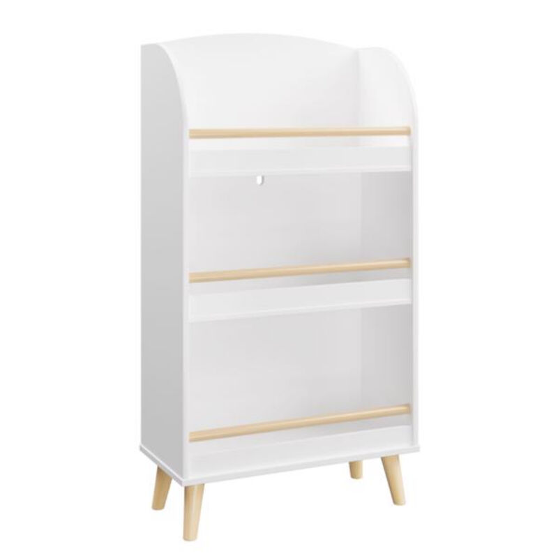 Kids 3-Tier Bookshelf and Toy Storage Cabinet for Bedroom or Playroom