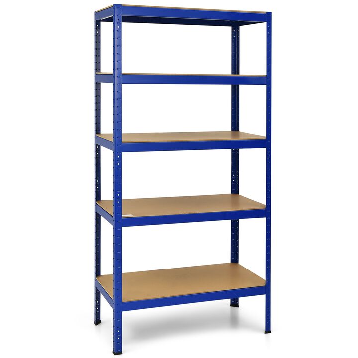 Heavy Duty 5-Tier Steel Storage Shelving Unit &ndash; Adjustable Garage & Warehouse Rack