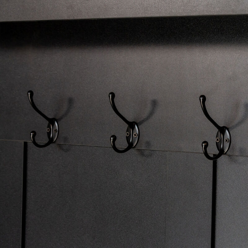 Merax Farmhouse Hall Tree with Storage Bench