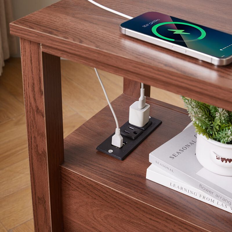 Pokreb Compact Rustic Nightstand image number 7