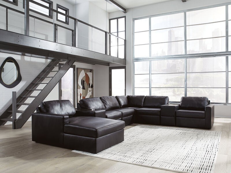ModMax II 8-Piece Sectional with Chaise and Storage Console image number 1
