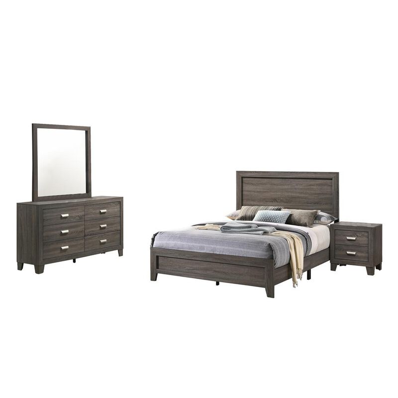 Best Quality Furniture Anastasia 4 Piece Bedroom Set, Twin