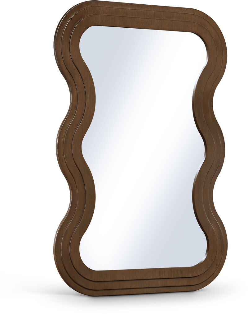 Meridian Furniture Bellagio Black Oak Veneer Mirror image number 0