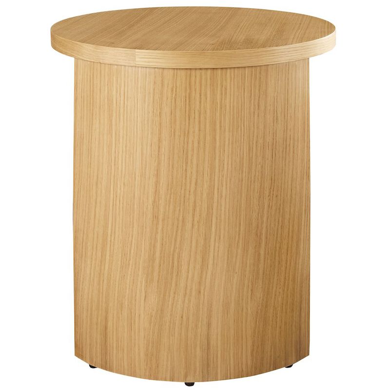 Aspect Round Wood End Table image number 3