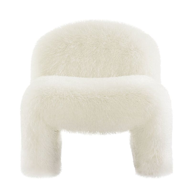 Mina Faux Fur Accent Chair image number 3