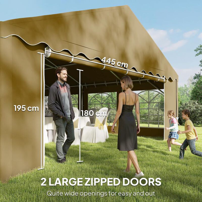 Hivvago 20x40 Event Canopy Tent with 12 Windows image number 5