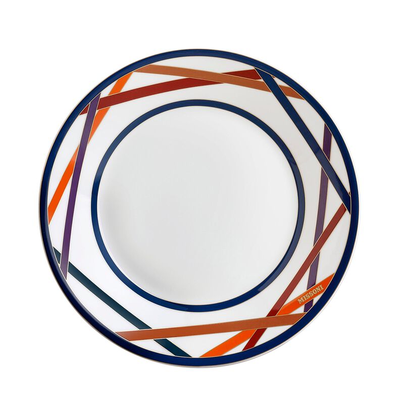 Soup Plates NASTRI MULTICOLOR Set of 2, diam. 8.66" image number 0