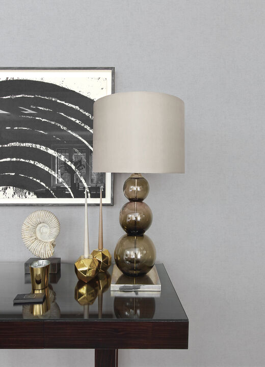 Steno Silver Plaster Wallpaper