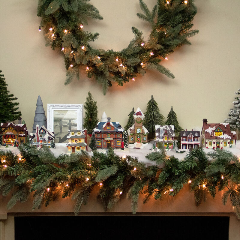 5" LED Lighted Country Side House Christmas Village Decoration image number 1