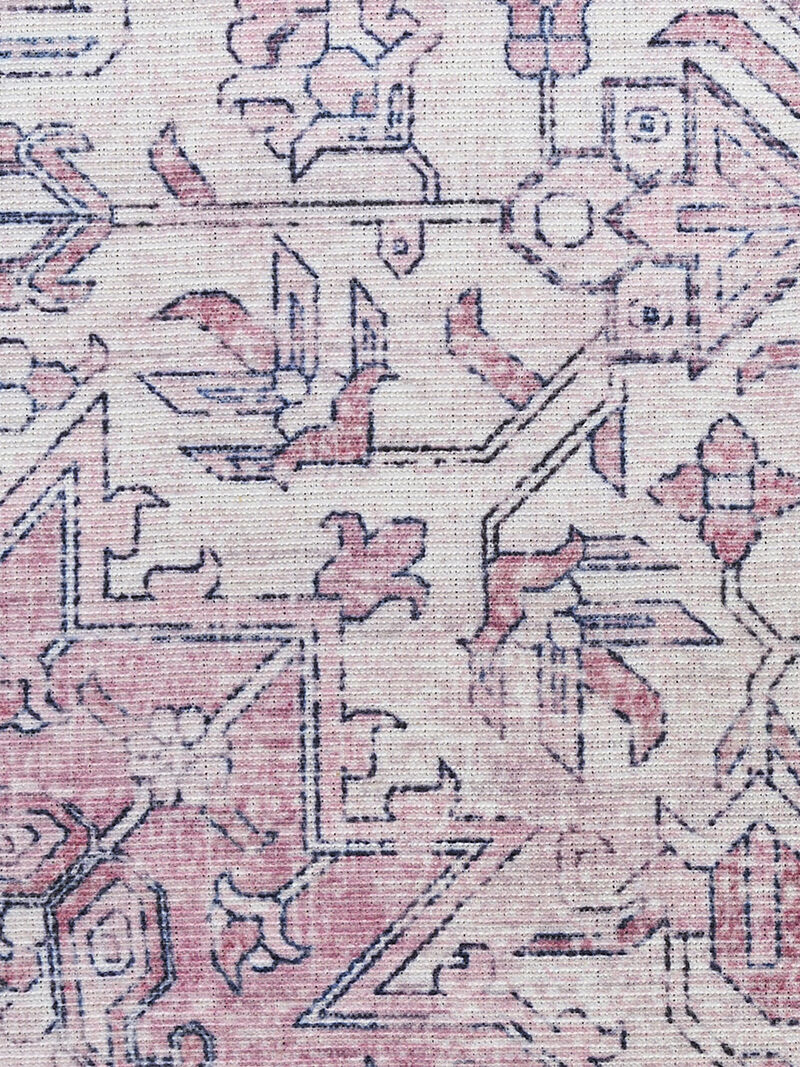 Nourison Washables NWB15 Pink 6' x 9' Rug