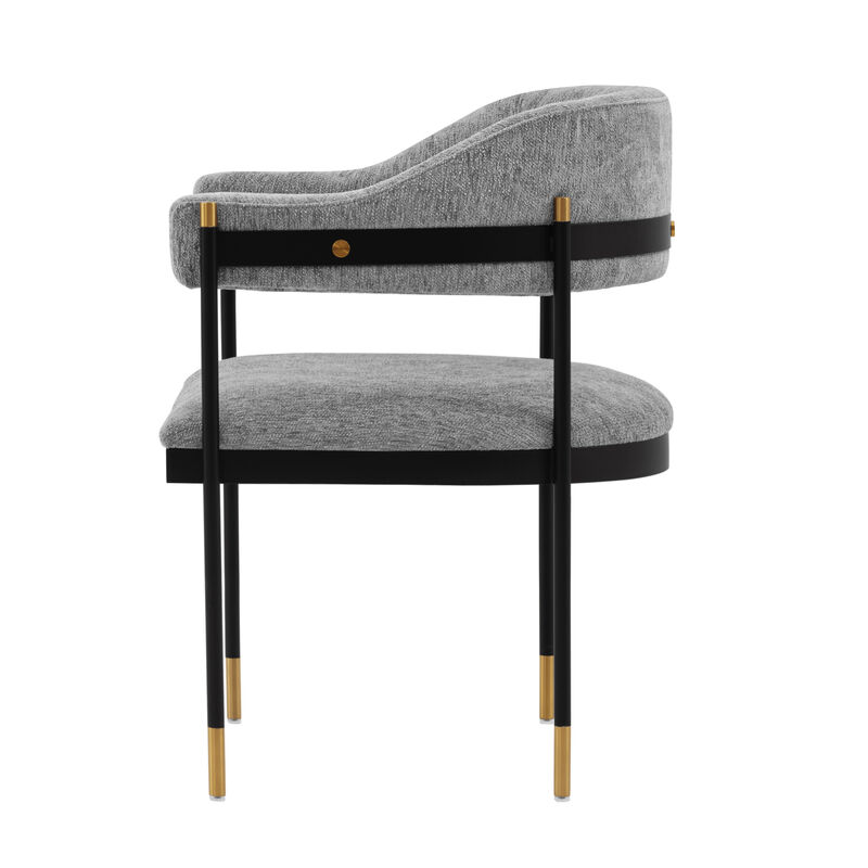Lia Gray Dining Arm Chair