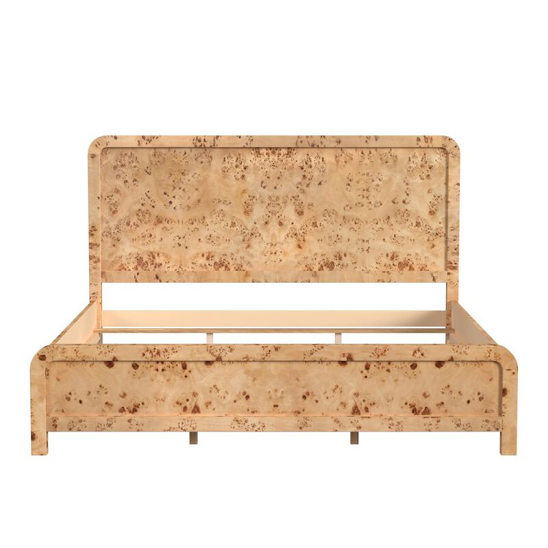 Butler Specialty Cora King Burl Panel Bed, Brown image number 3