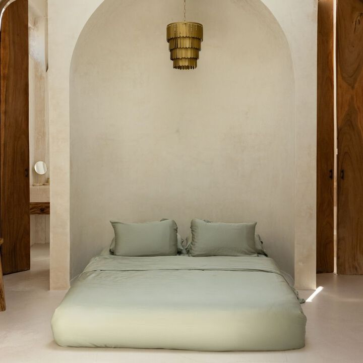 Organic Bamboo Sateen Duvet Cover Set