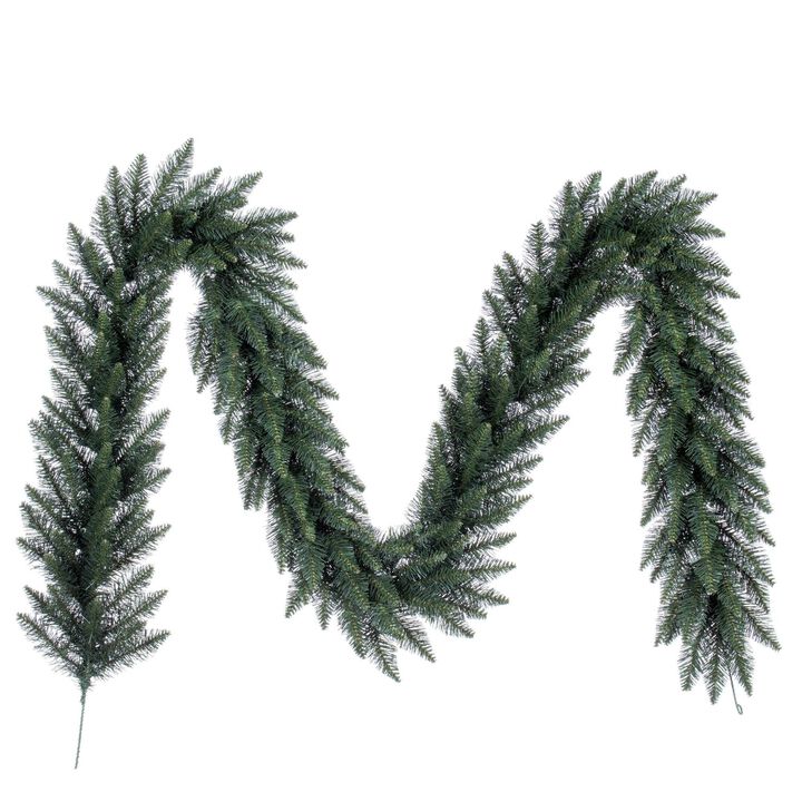 Vickerman 25' Camdon Fir Artificial Christmas Garland - Unlit - Seasonal Indoor Commercial Decor - Reliable and Durable - Garland for Staircase or Mantel