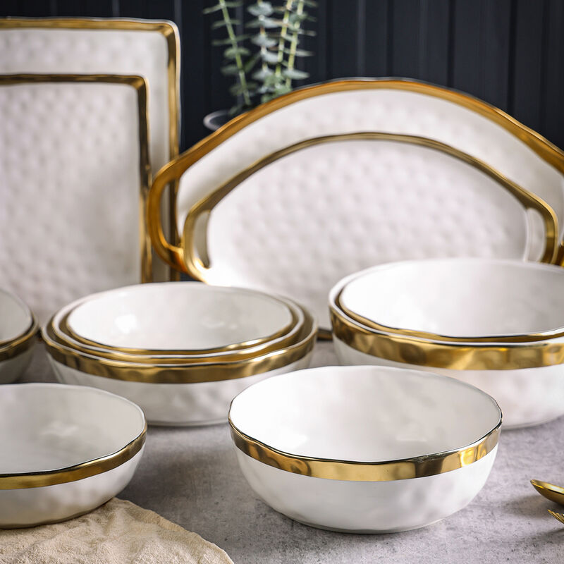 Stone Lain Florian Porcelain Serving Bowl Set 3 Piece