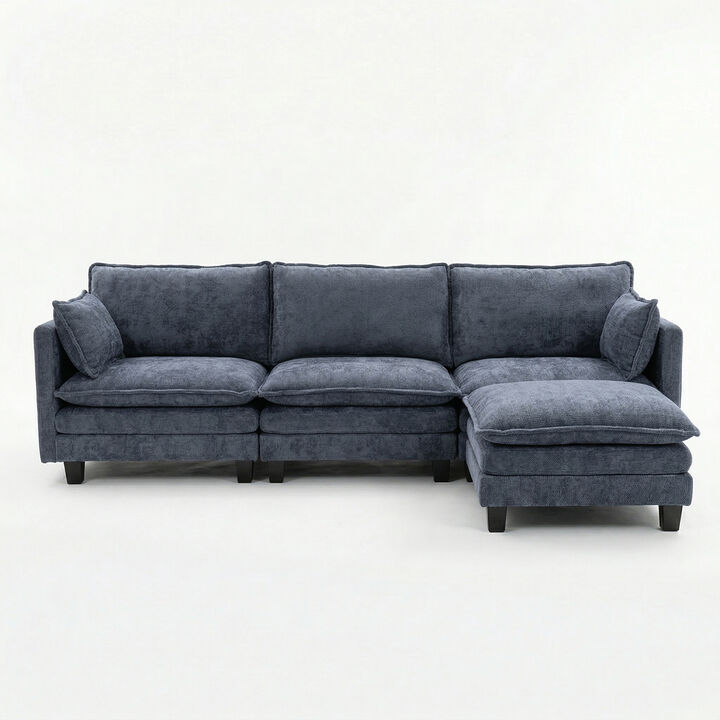 Modular Chenille Sectional Sofa