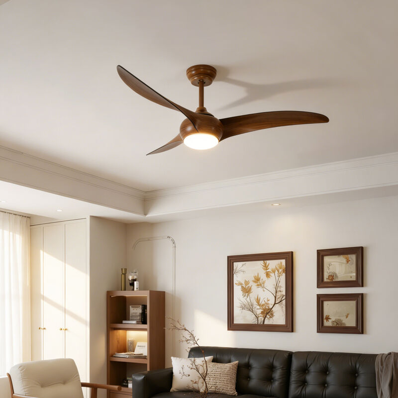 ELEMENT ACE 52 Inch DC Motor Ceiling Fan with LED Light and Remote Control Quiet Operation Adjustable Height image number 6